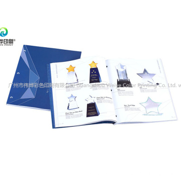 Custom Company Profile Magazine Paper Printing Catalogue Brochure